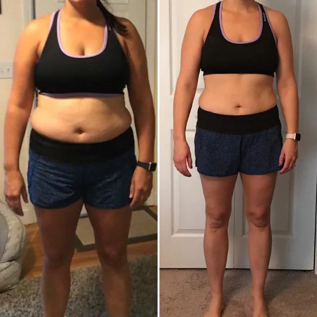 Comparativo de antes e depois, resultado 1